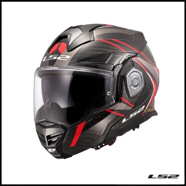 LS2 ADVANT X KARBON FUTURE II KIRMIZI KASK