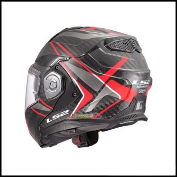 LS2 ADVANT X KARBON FUTURE II KIRMIZI KASK