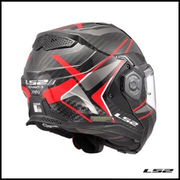 LS2 ADVANT X KARBON FUTURE II KIRMIZI KASK