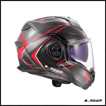 LS2 ADVANT X KARBON FUTURE II KIRMIZI KASK