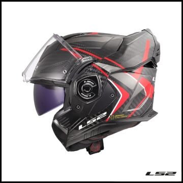 LS2 ADVANT X KARBON FUTURE II KIRMIZI KASK