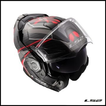 LS2 ADVANT X KARBON FUTURE II KIRMIZI KASK