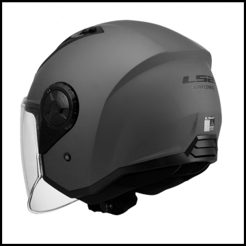 LS2 AIRFLOW 2 MAT TITANIUM YARIM KASK