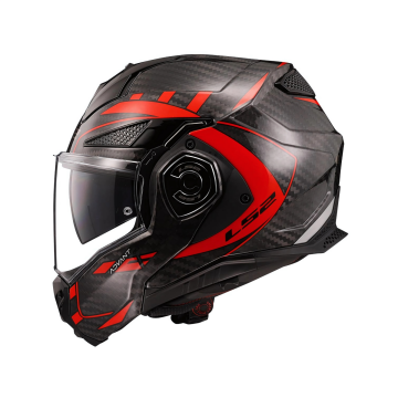 LS2 ADVANT X KARBON FUTURE KIRMIZI KASK