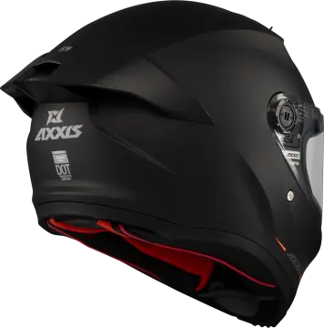 Axxis Fenix Parlak Siyah Kapalı Kask