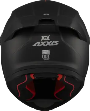 Axxis Fenix Parlak Siyah Kapalı Kask