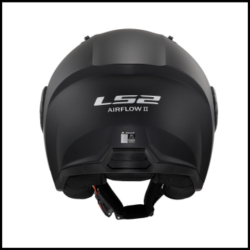 LS2 AIRFLOW 2 MAT SİYAH YARIM KASK