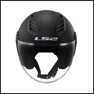 LS2 AIRFLOW 2 MAT SİYAH YARIM KASK