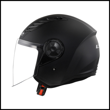 LS2 AIRFLOW 2 MAT SİYAH YARIM KASK