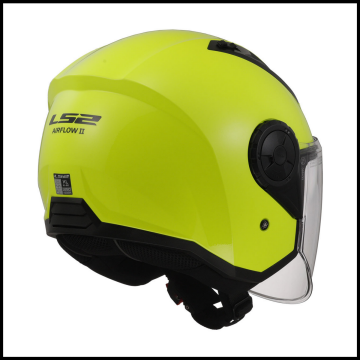 LS2 AIRFLOW 2 NEON SARI YARIM KASK
