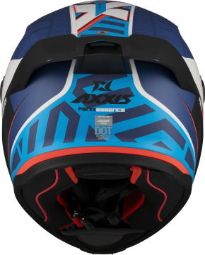 Axxis Fenix Essence Parlak Mavi Beyaz Kapalı Kask