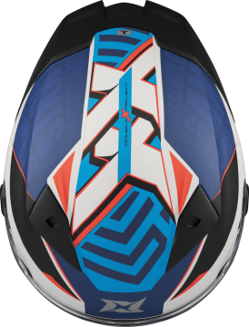 Axxis Fenix Essence Parlak Mavi Beyaz Kapalı Kask