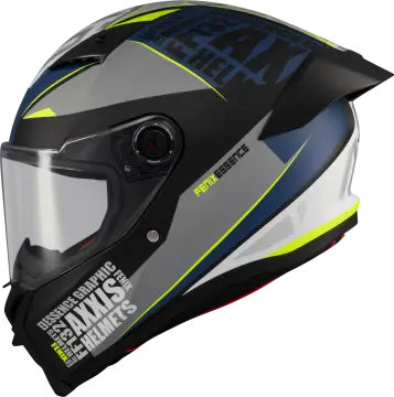 Axxis Fenix Essence Mat Siyah Gri Kapalı Kask