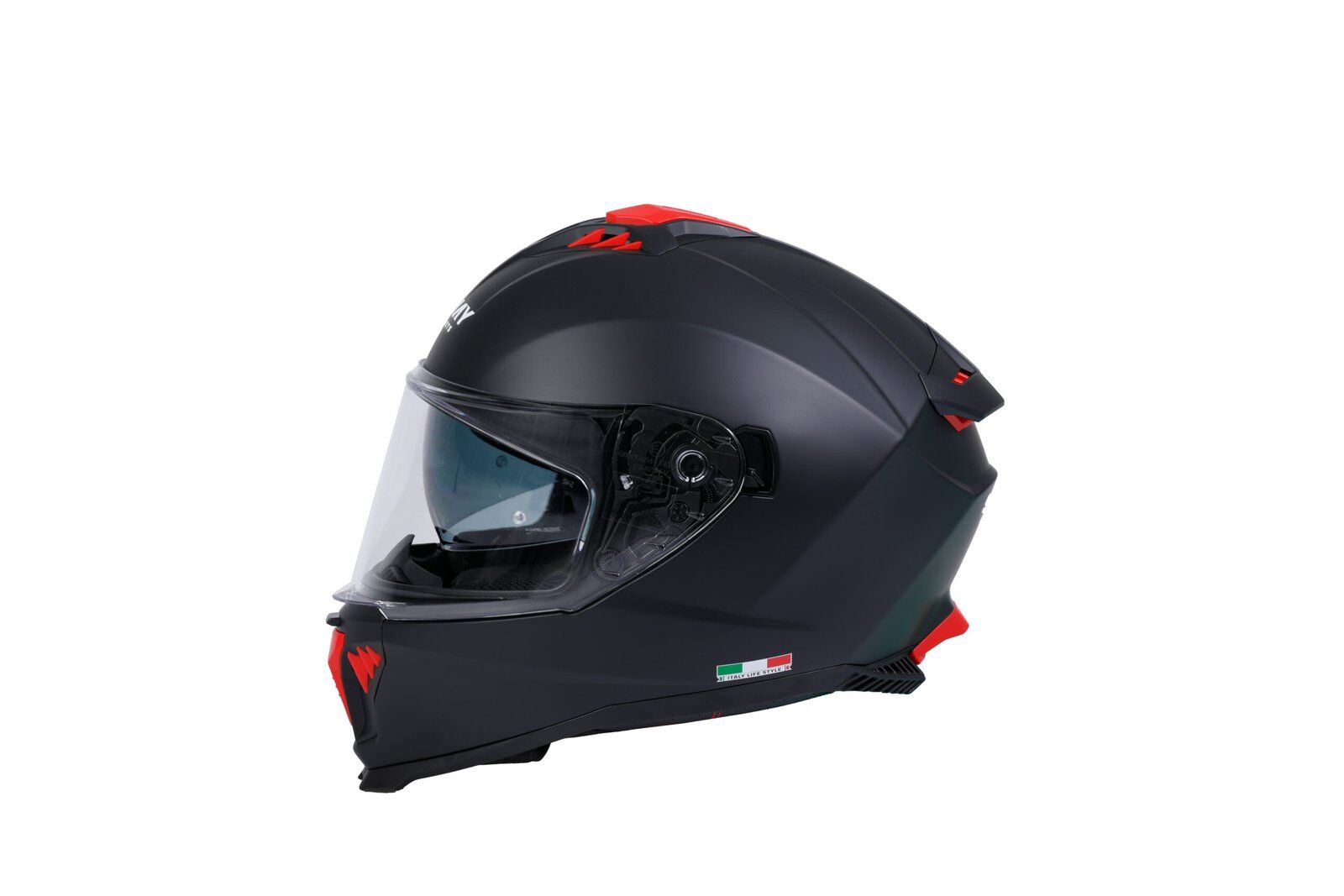 SWAY SW 865 SOLID Matt Black-kapalı Kask