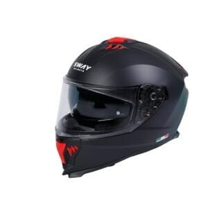 SWAY SW 865 SOLID Matt Black-kapalı Kask