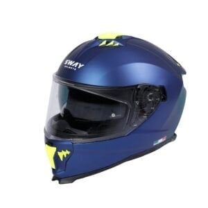 SWAY SW 865 SOLID Matt Blue-kapalı Kask