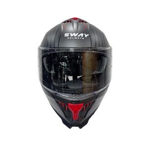 SWAY SW 865 SPACE Black Red-kapalı kask
