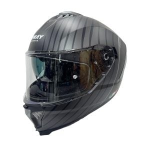 SWAY SW 865 SPACE Black White-kapalı kask