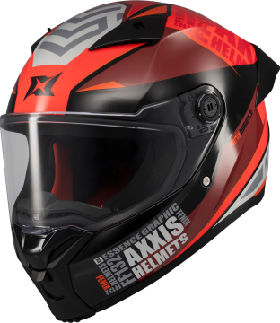 Axxis Fenix Essence Mat Kırmızı Kapalı Kask