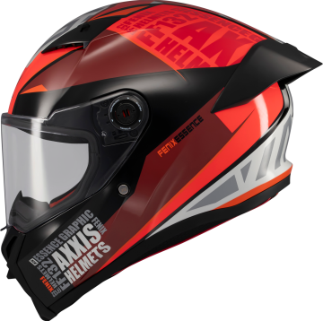 Axxis Fenix Essence Mat Kırmızı Kapalı Kask