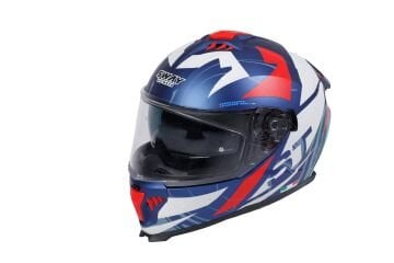 SWAY SW 865 ST Blue Red-kapalı Kask