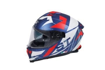SWAY SW 865 ST Blue Red-kapalı Kask