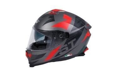SWAY SW 865 ST Grey Red Kask
