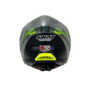 SWAY SW 865 ST Titanium Yellow Kask