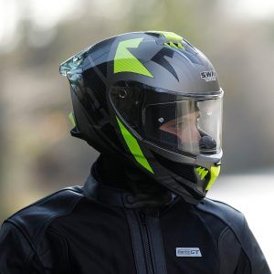 SWAY SW 865 ST Titanium Yellow Kask