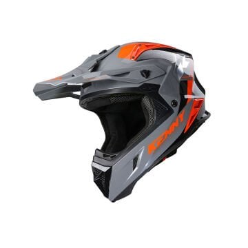 Kenny TITANIUM Grey Orange Kros Kask