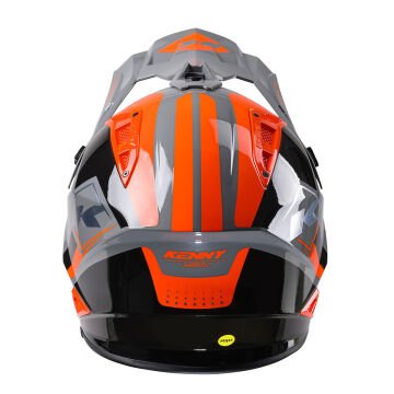 Kenny TITANIUM Grey Orange Kros Kask