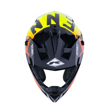 Kenny PERFORMANCE Black Neon Yellow Orange Kros Kask
