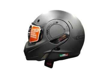 SWAY SW 907 STRATOS Matt Titanium Çene Açılır Kask
