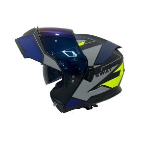 SWAY SW 912 B1 Blue Çene Açılır Kask