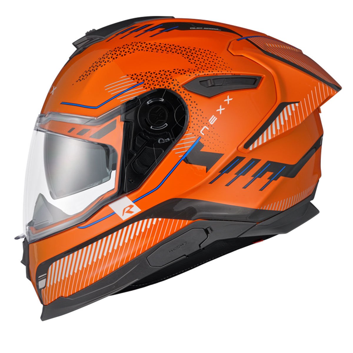NEXX Y.100R BARON TURUNCU KASK-KAPALI KASK
