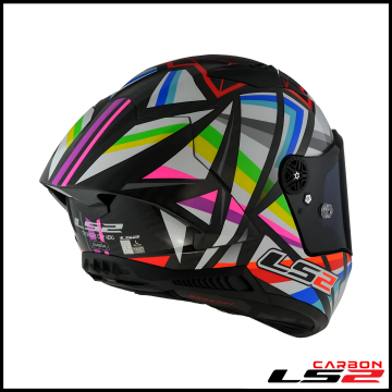 LS2 THUNDER KARBON GP AERO FLASH SİYAH KAPALI KASK