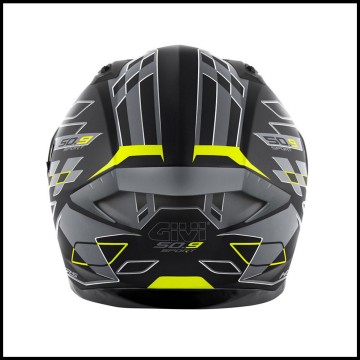 GIVI 50.9 ASSAULT MAT SİYAH-GRİ-NEON SARI KAPALI KASK