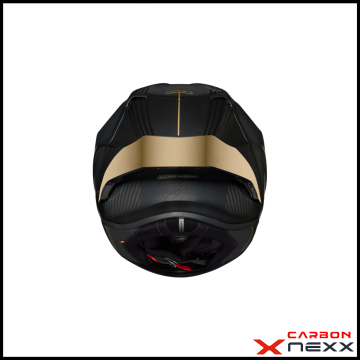 NEXX X.R3R GOLDEN  EDITION KARBON MAT SİYAH-SARI KAPALI KASK