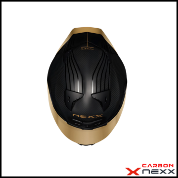 NEXX X.R3R GOLDEN  EDITION KARBON MAT SİYAH-SARI KAPALI KASK