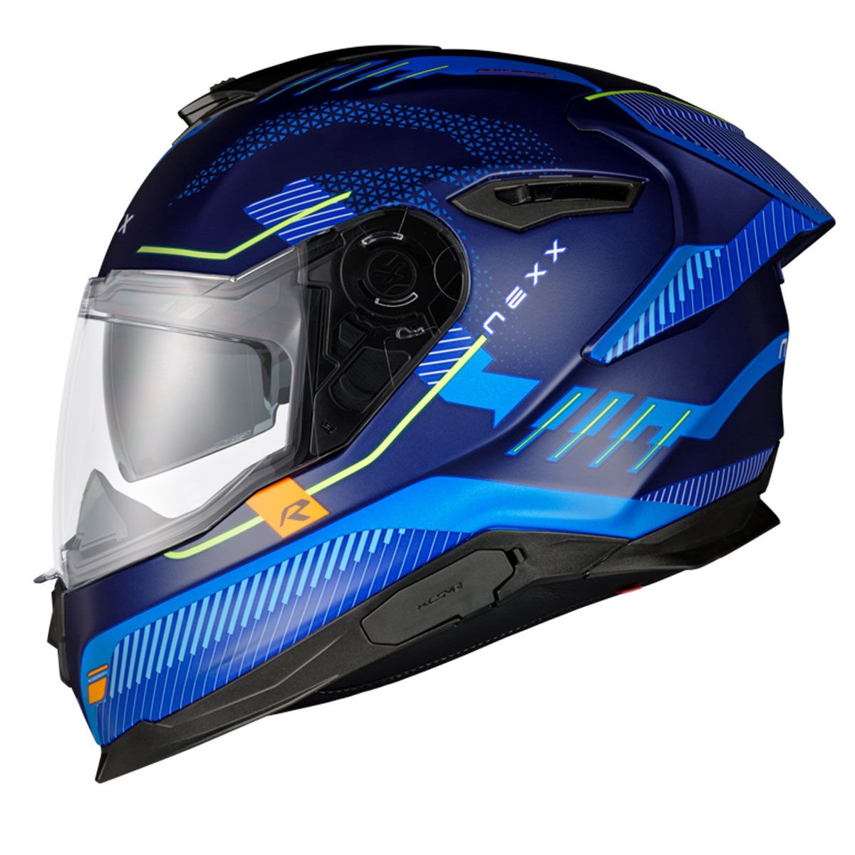 NEXX Y.100R BARON MAT INDIGO MAVİ KASK-KAPALI KASK