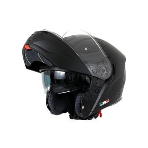 SWAY SW 917 Solid Matt Siyah Flip Up Çene Açılır Kask