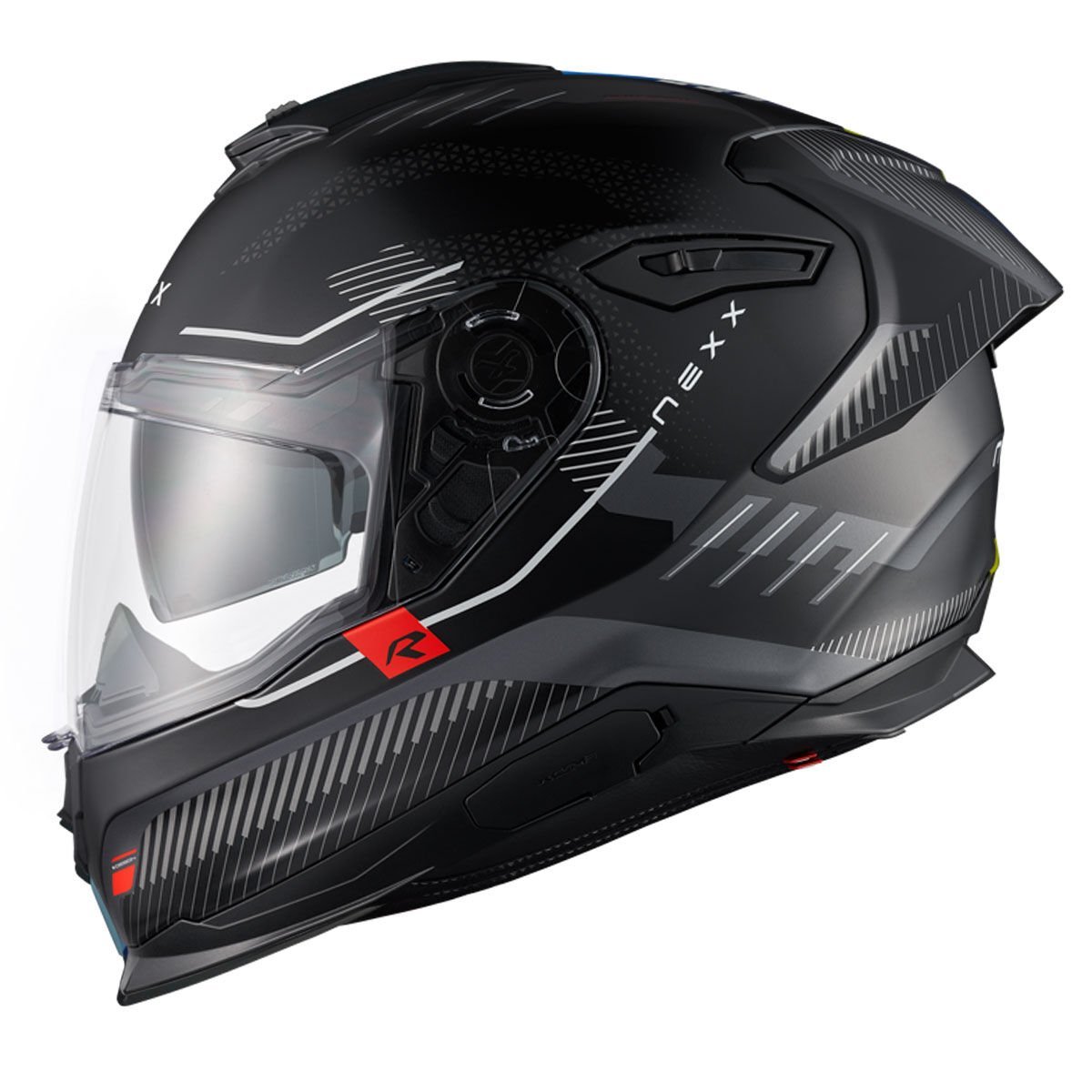 NEXX Y.100R BARON MAT SİYAH KASK-KAPALI KASK