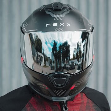 NEXX Y.100R BARON MAT SİYAH KASK-KAPALI KASK