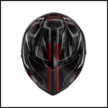 GIVI 50.9 ASSAULT SİYAH-TITANIUM-KIRMIZI KAPALI KASK