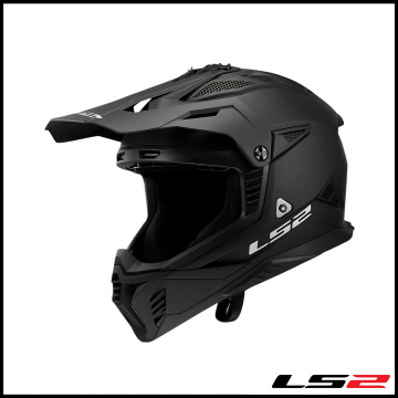 LS2 FAST 2 MAT SİYAH KROS KASK