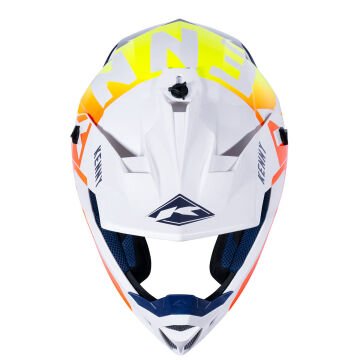 Kenny PERFORMANCE White Navy Orange Kros Kask