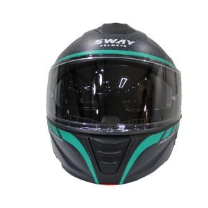 SWAY SW 917 STARS Matt Blue Grey Çene Açılır Kask