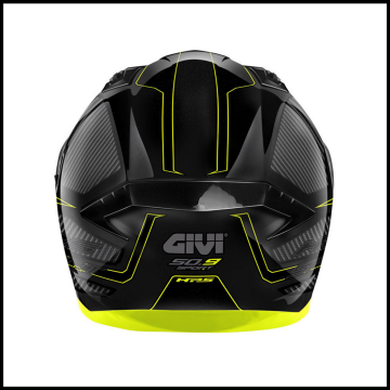 GIVI 50.9 ENIGMA SİYAH-TITANIUM-NEON SARI KAPALI KASK