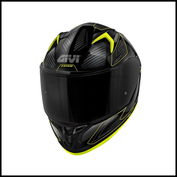 GIVI 50.9 ENIGMA SİYAH-TITANIUM-NEON SARI KAPALI KASK