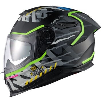 NEXX Y.100R URBANGRAM MAT SİYAH KASK-KAPALI KASK